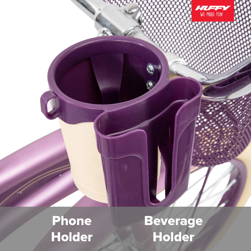 24 Inch Purple Satin Cruiser Bike F9474