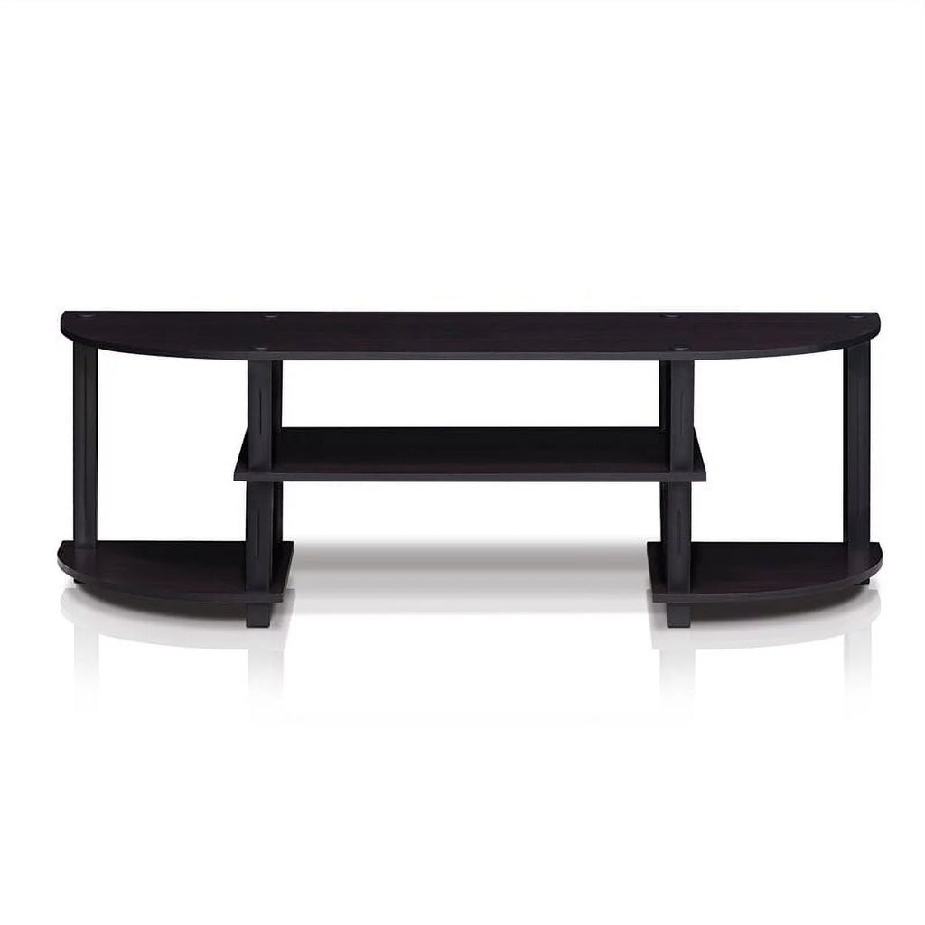 Wood TV Entertainment Center up to 55 in Dark Walnut O583
