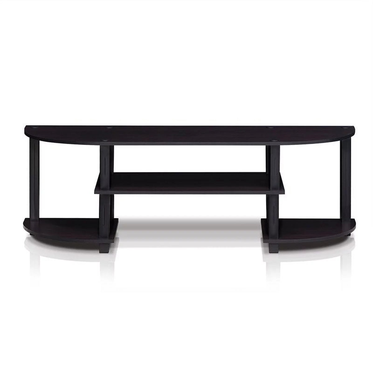Wood TV Entertainment Center up to 55 in Dark Walnut O583
