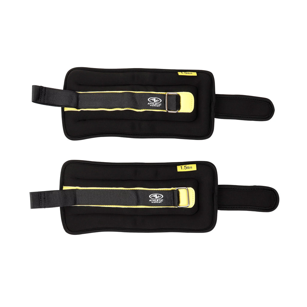 5lb Pair Ankle & Wrist Weights 2.5LBS Adjustable Strap H5864