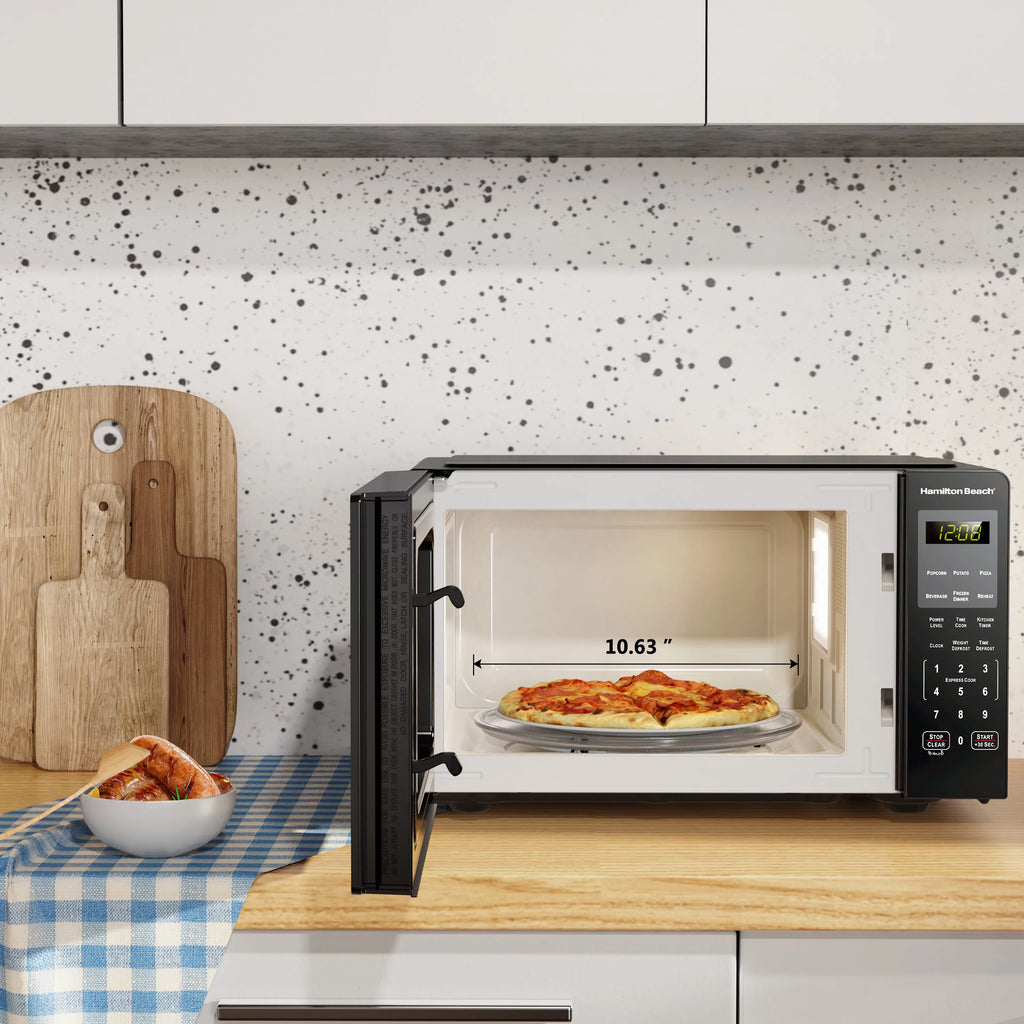 0.9 Cu ft 900 Watts Stainless Steel Countertop Microwave Oven W97579