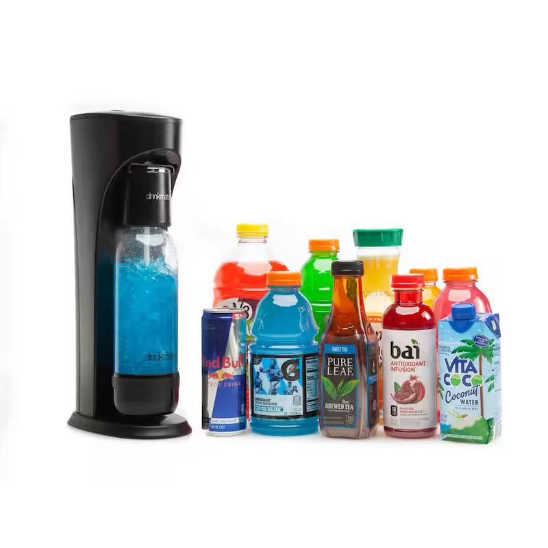 Black Carbonating Water Machine Bottles F718