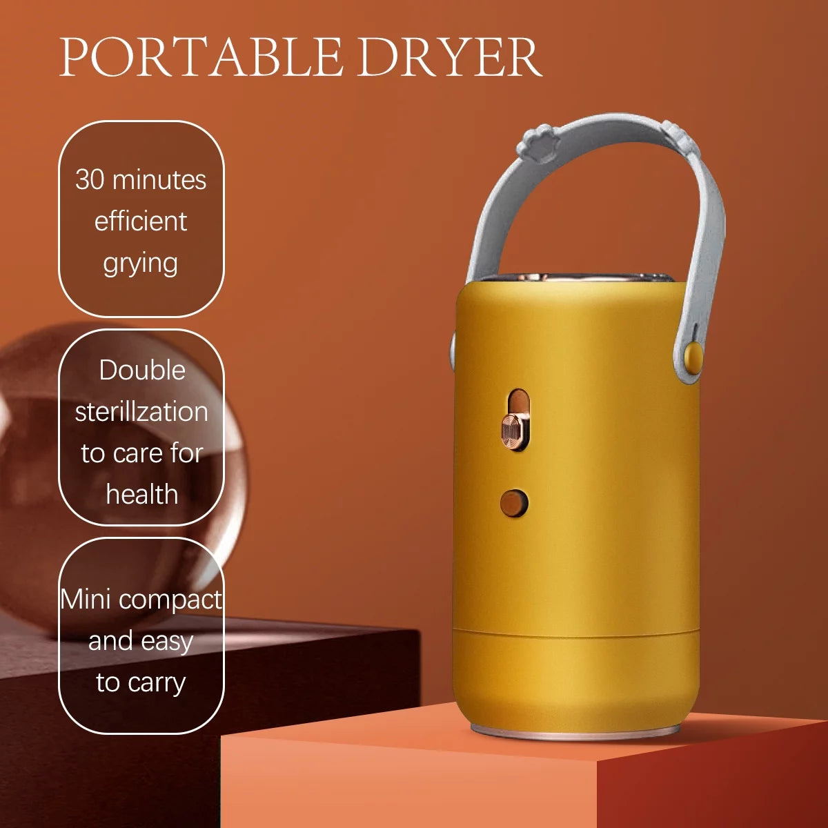 Portable Mini Travel Clothes Dryer Y417442