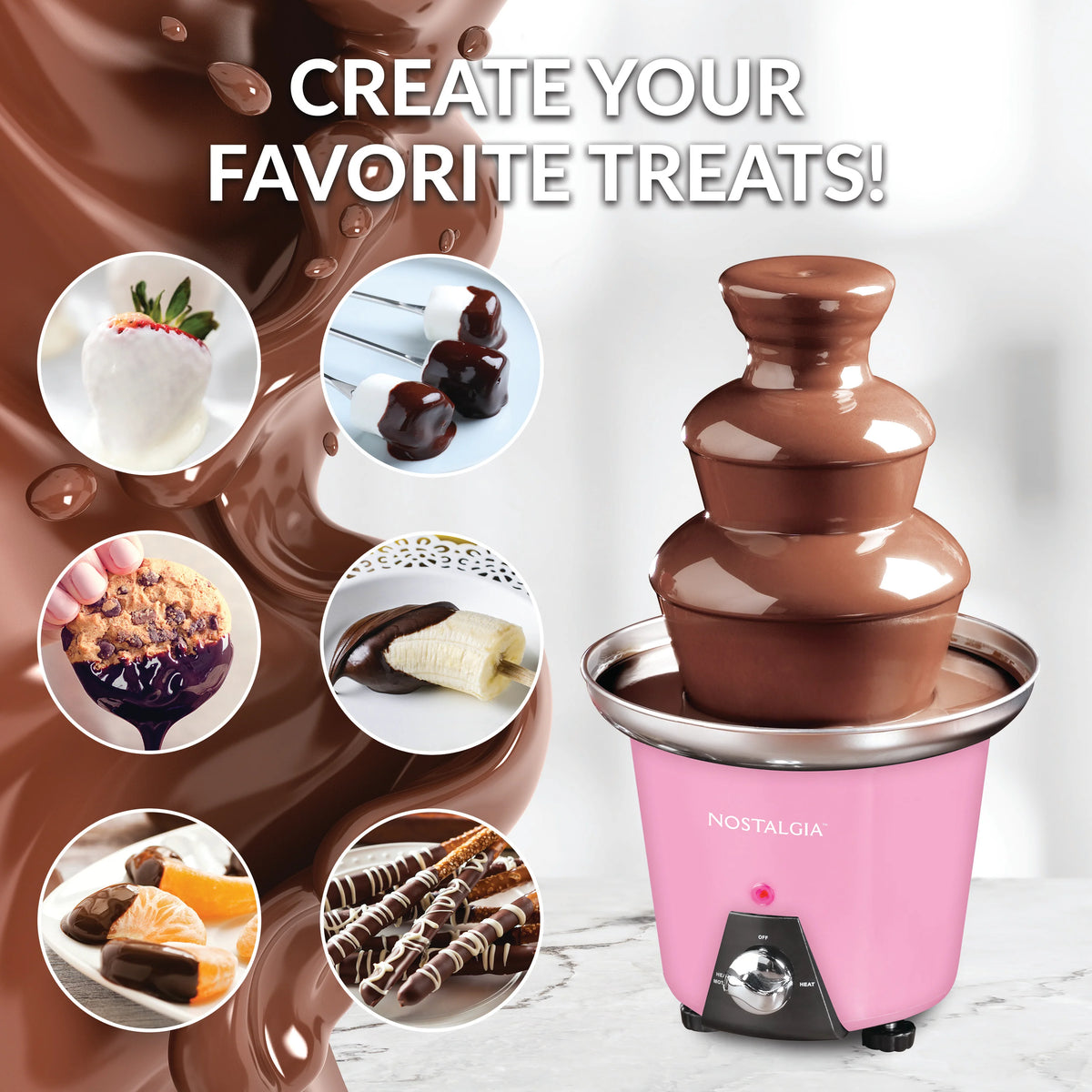 Chocolate Fondue Fountain J110