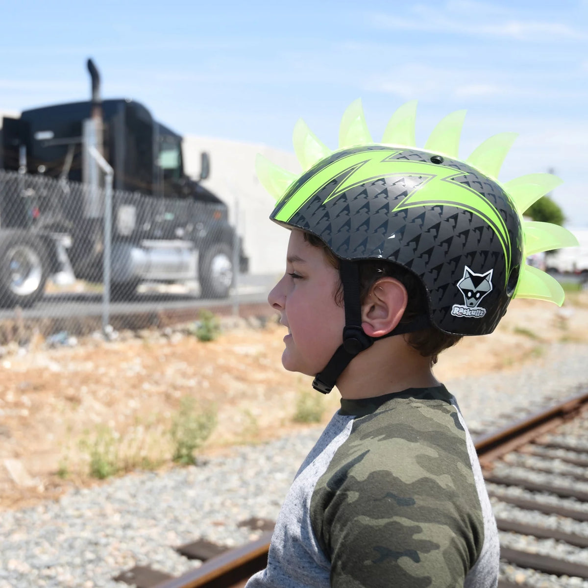 Green Bike Helmet N67736