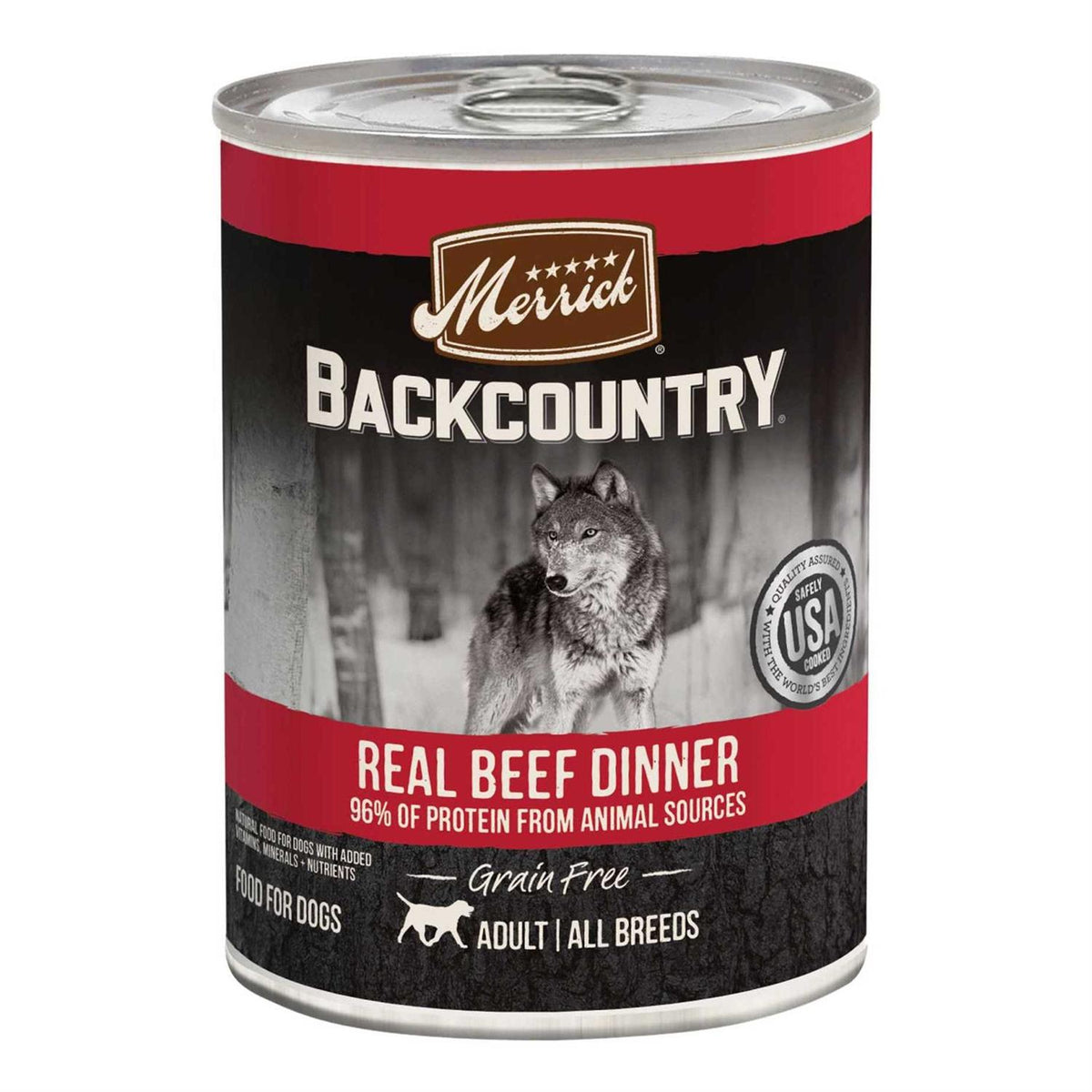 96% Real Beef Grain Free Canned Dog Food F21650