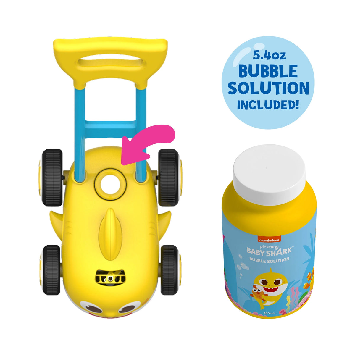 Kids Push Bubble Blower Lawn Mower T197
