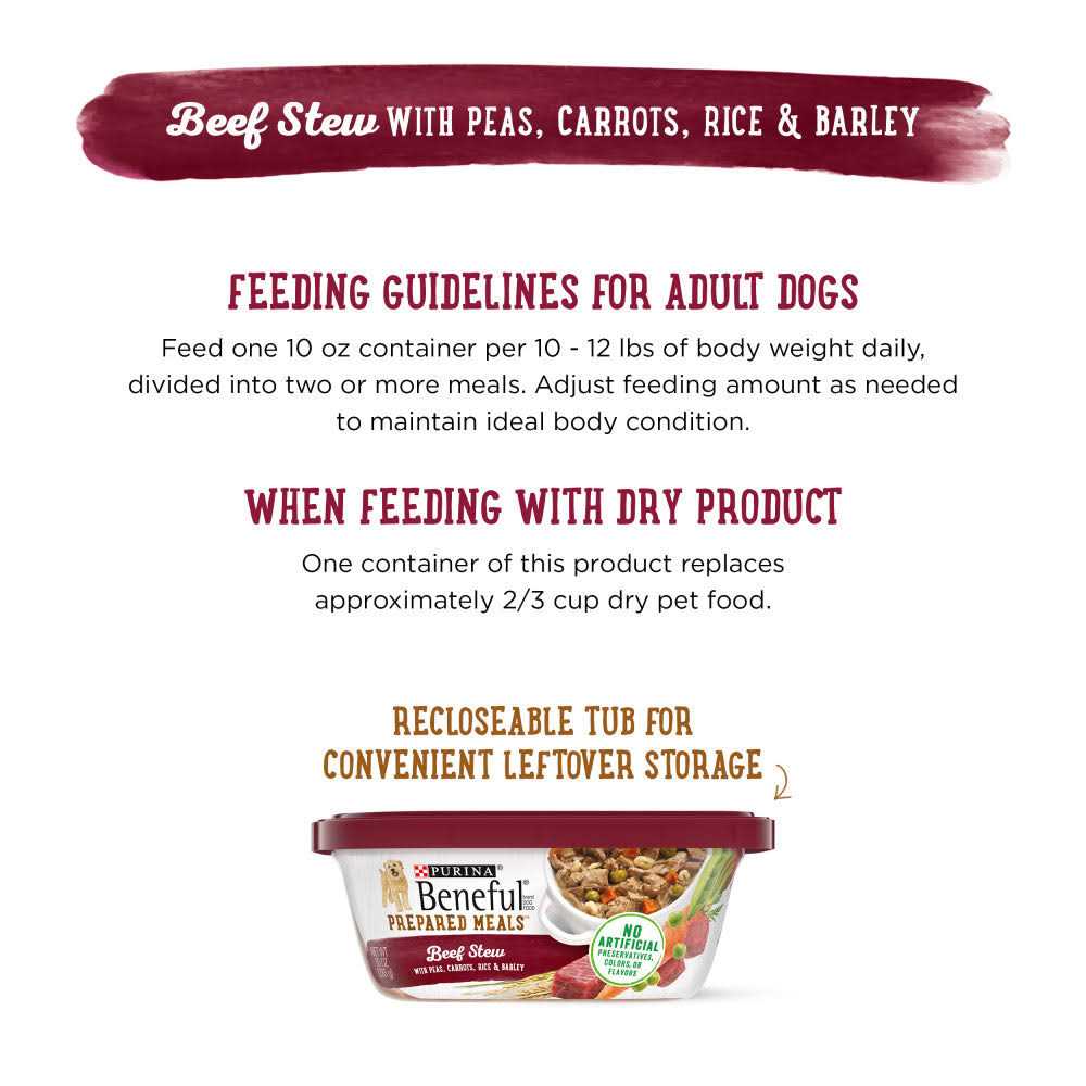 Beef Stew Dog Food Q7347