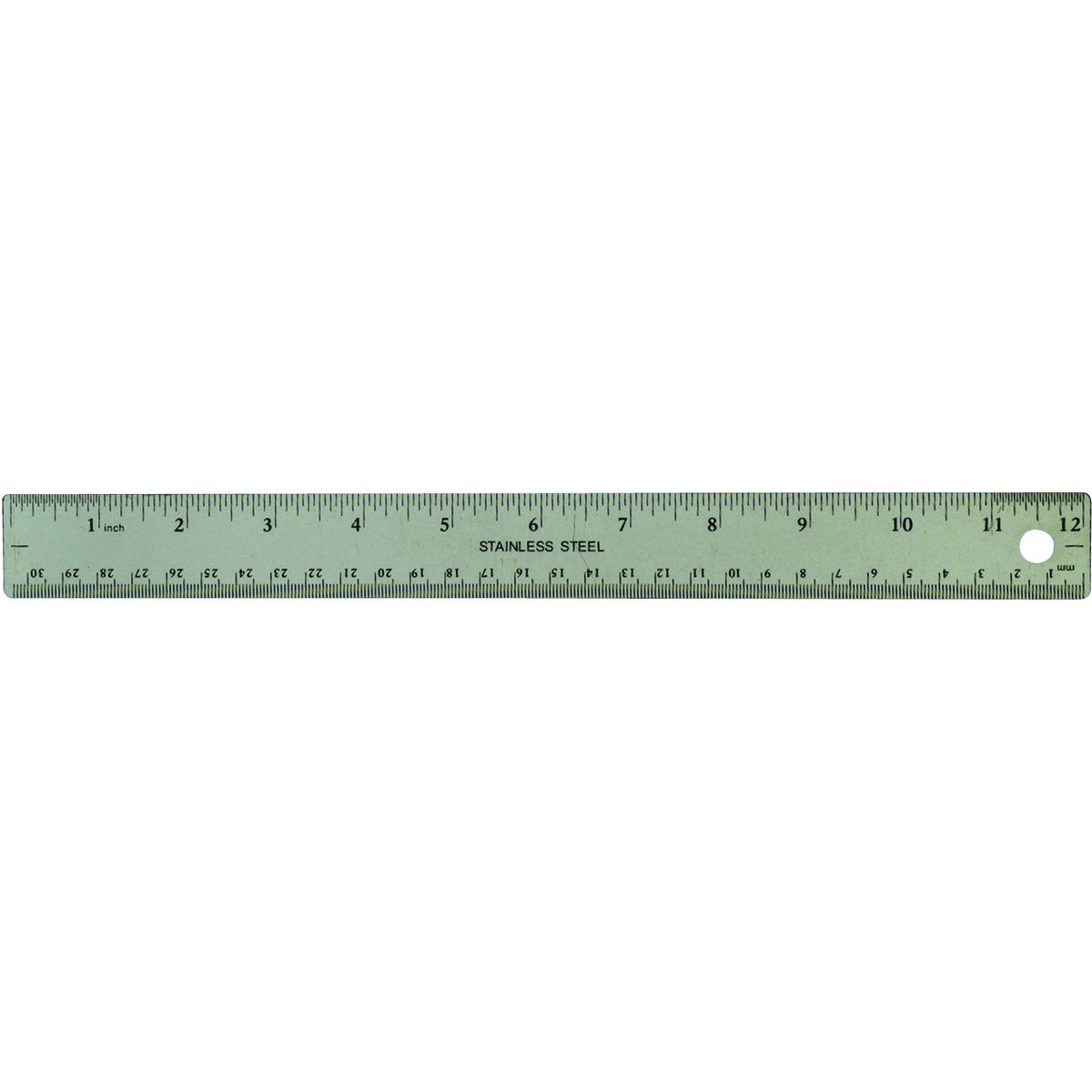 12 In. Stainless Steel Ruler Q59609
