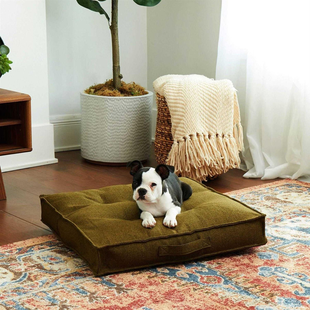 Square Tufted Dog Bed L49240
