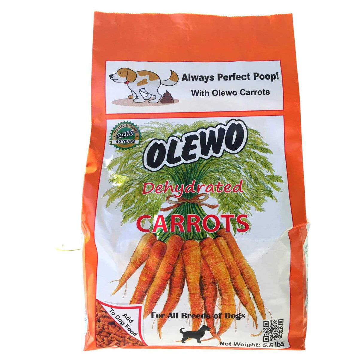 Carrots for Dogs Fiber Dog Food Toppers P9125