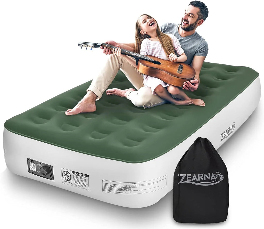 Twin Size Air Mattress with Built-in Pump B51748