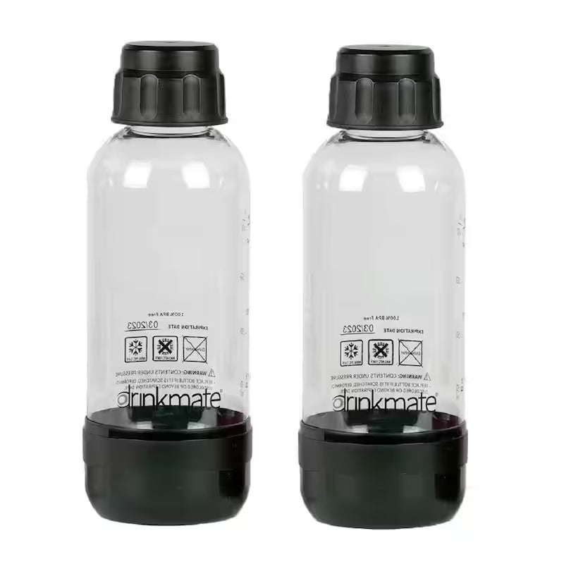 Black Carbonating Water Machine Bottles F718