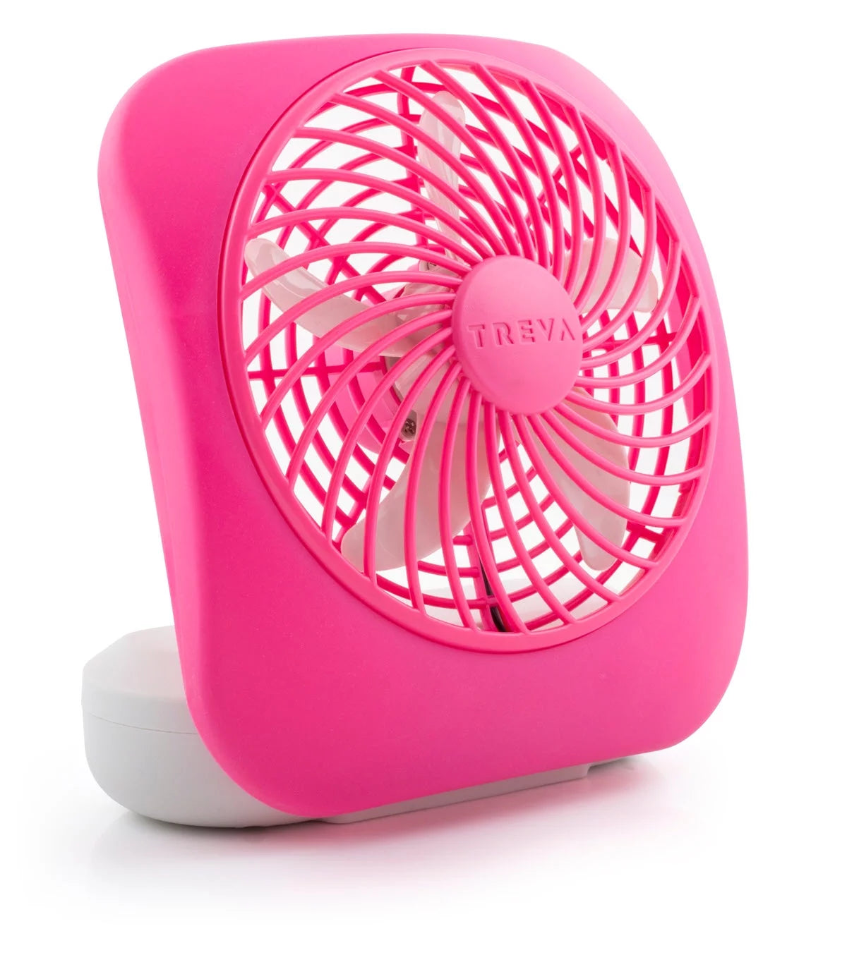 5 inch Portable Battery Powered 2 Speed Desktop Fan, Gray, 2 Pack C991
