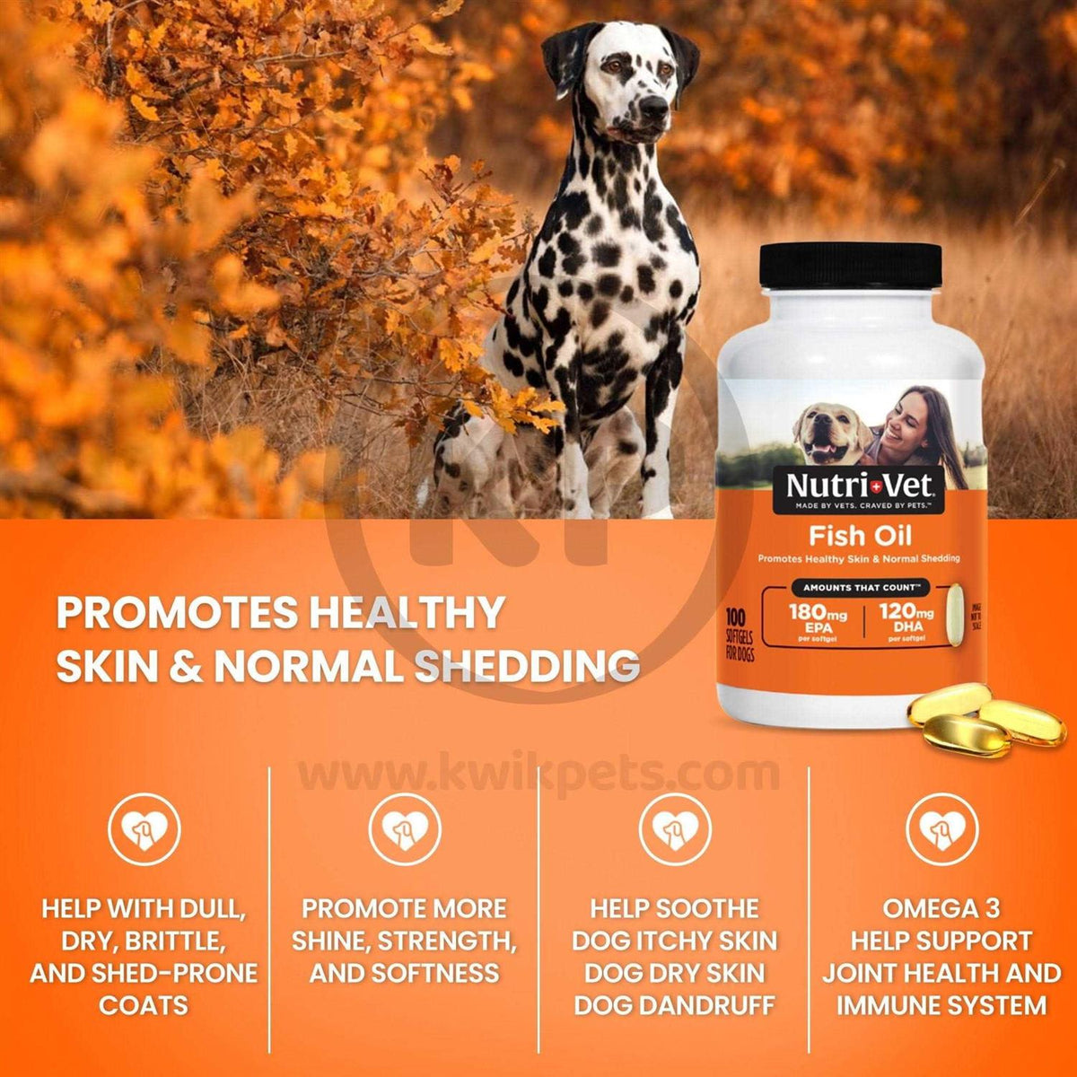 Fish Oil Softgels for Dogs N212