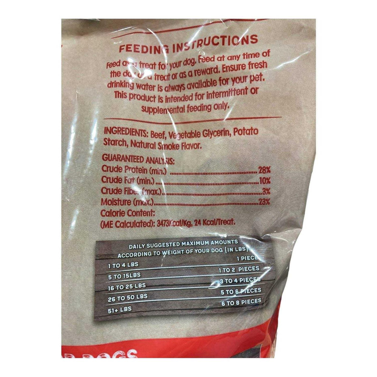 Beef Jerky Dog Treats L585