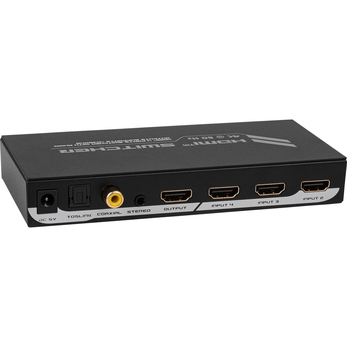 HDMI 2.0 4x1 4K 60 Hz Switcher with Audio Extractor and Arc X285