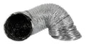 Silver Black 12" x 25 ft Ducting J60789