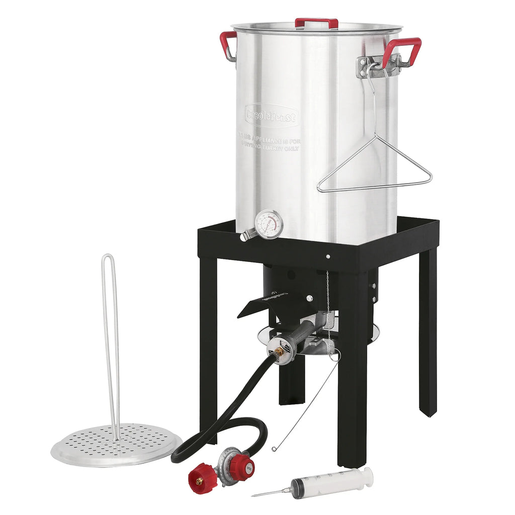 Premium Aluminum 30 Qt. Turkey Fryer Set B22713