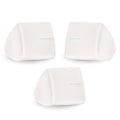 White Mountable Indoor Bookshelf Speakers 3 Piece Pack V632