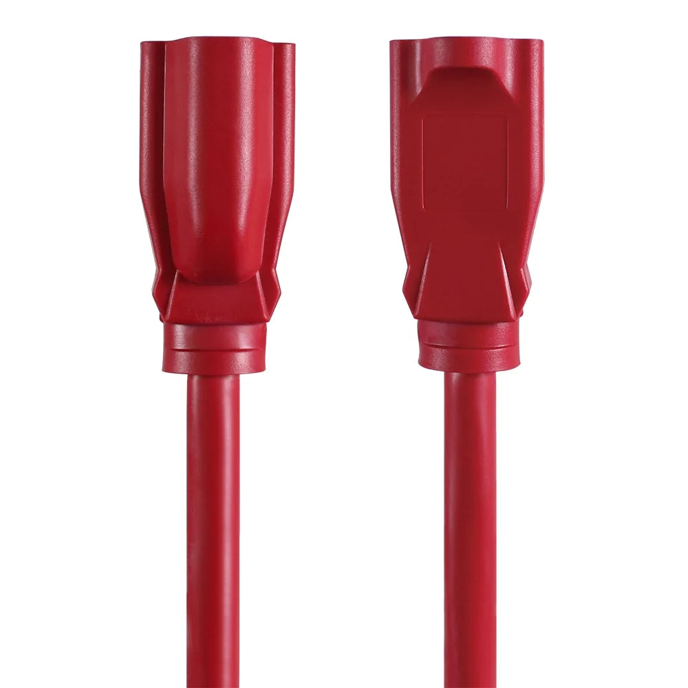 100FT 14AWG 3 Prong Red Extension Cord N466