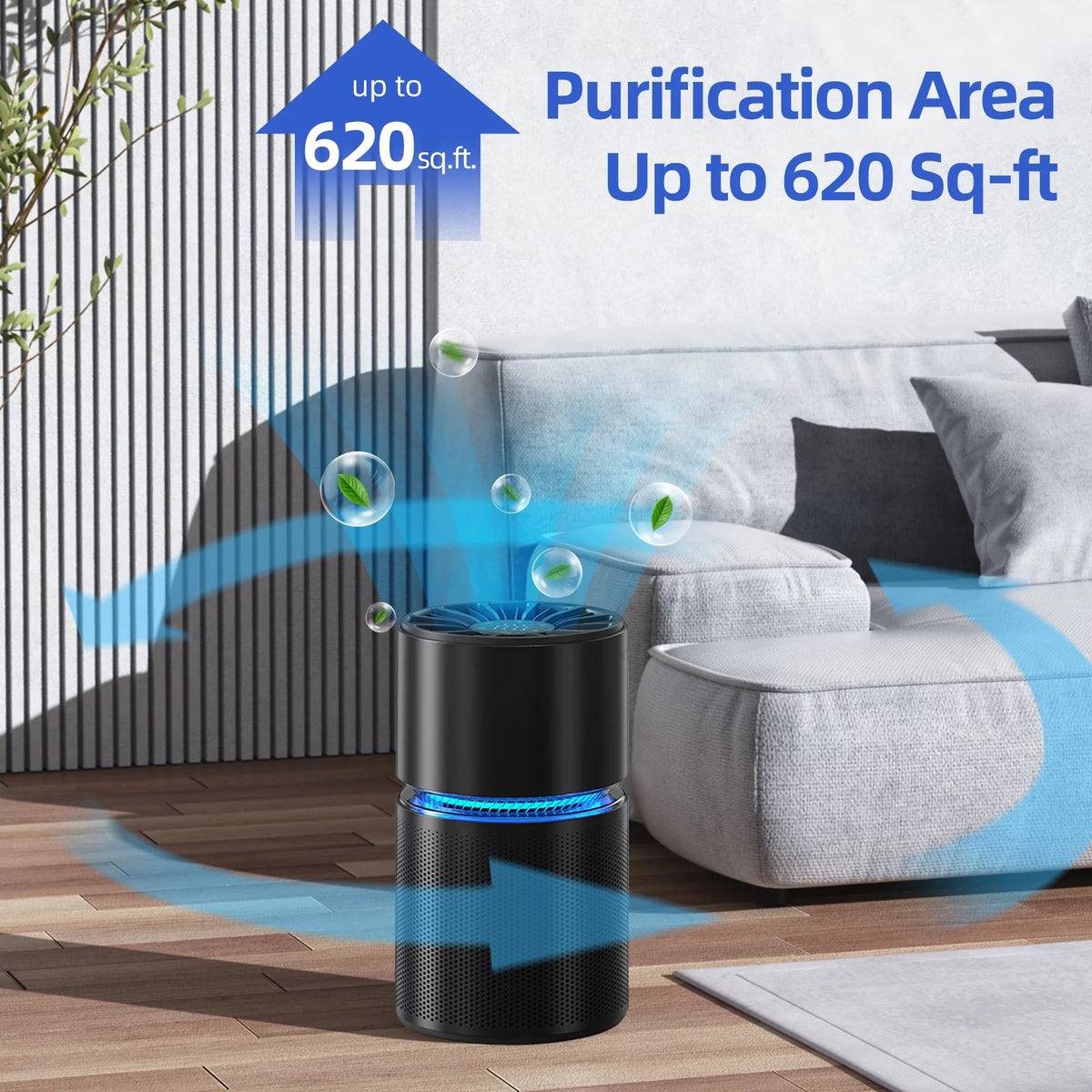 White H13 True HEPA Air Purifier L900