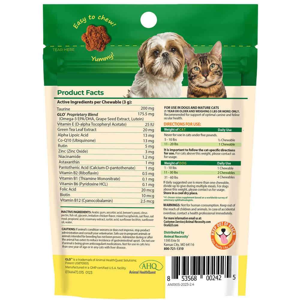 Vision Supplement Chewables for Dogs and Cats E6891