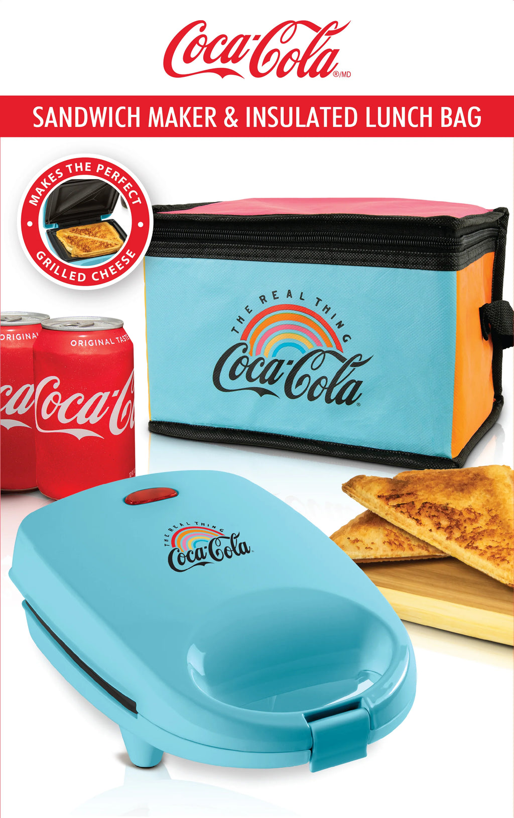 Sandwich Maker with Beverage Cooler Bag Q1127