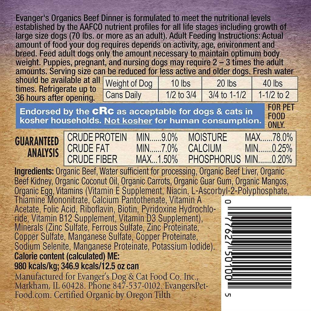 Beef Dinner Canned Dog Food L5369
