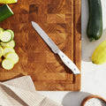 5 Serrated Utility Knife with White Handle Q965670