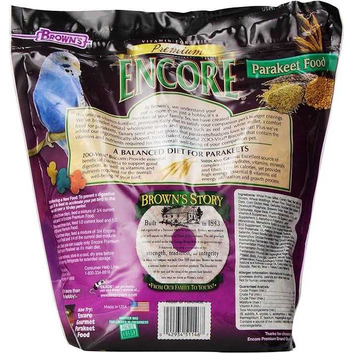 Cockatiel Food U33334