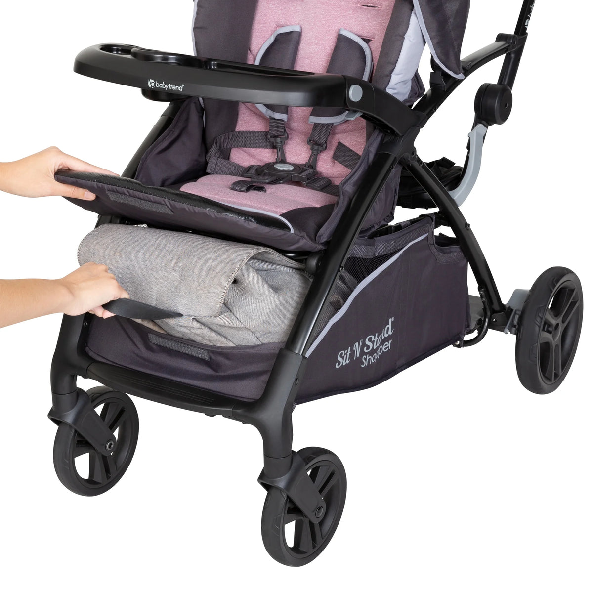 Pink 5-in-1 Stroller U479