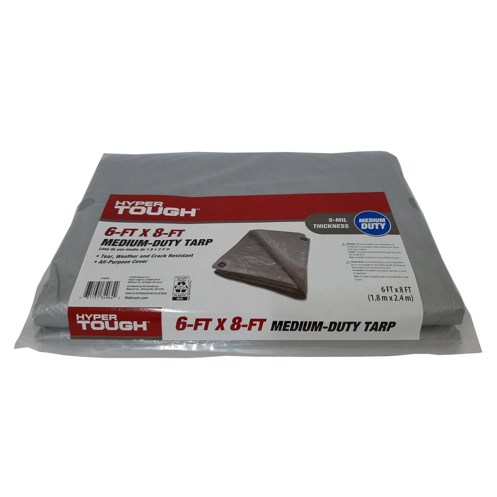 Weather Resistant 6 x 8 ft Polyethylene Tarp G66750