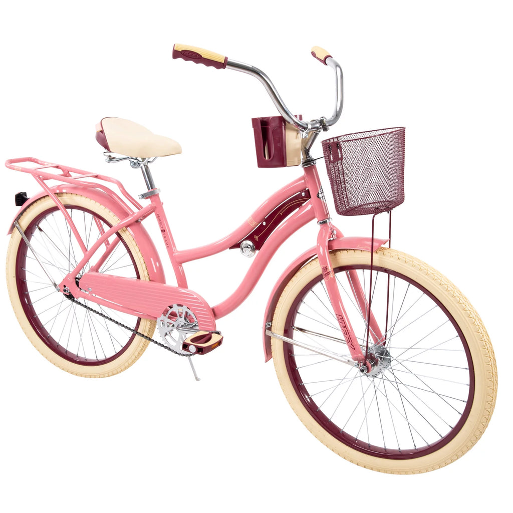 24 Inch Purple Satin Cruiser Bike F9474