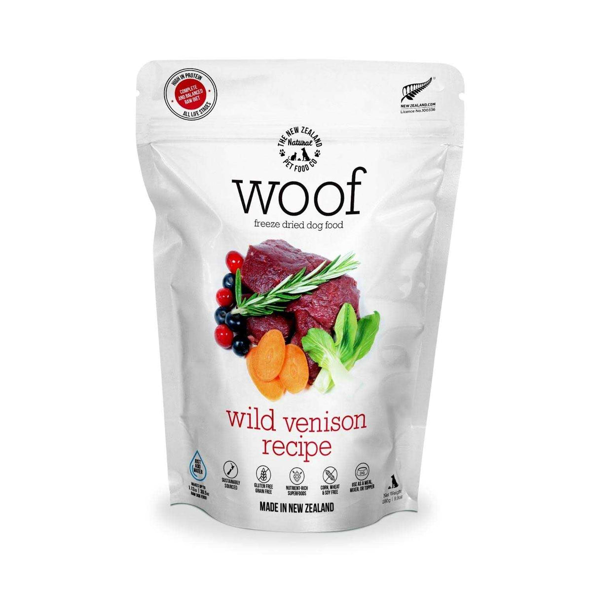 Freeze-Dried Wild Venison Pet Food S435