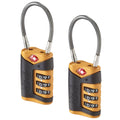 Orange TSA Cable Lock 2 Pack K308