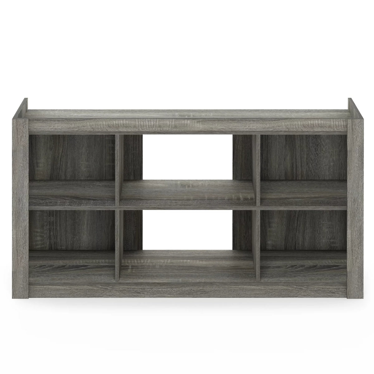 French Oak Grey TV Stand Bookshelves B406