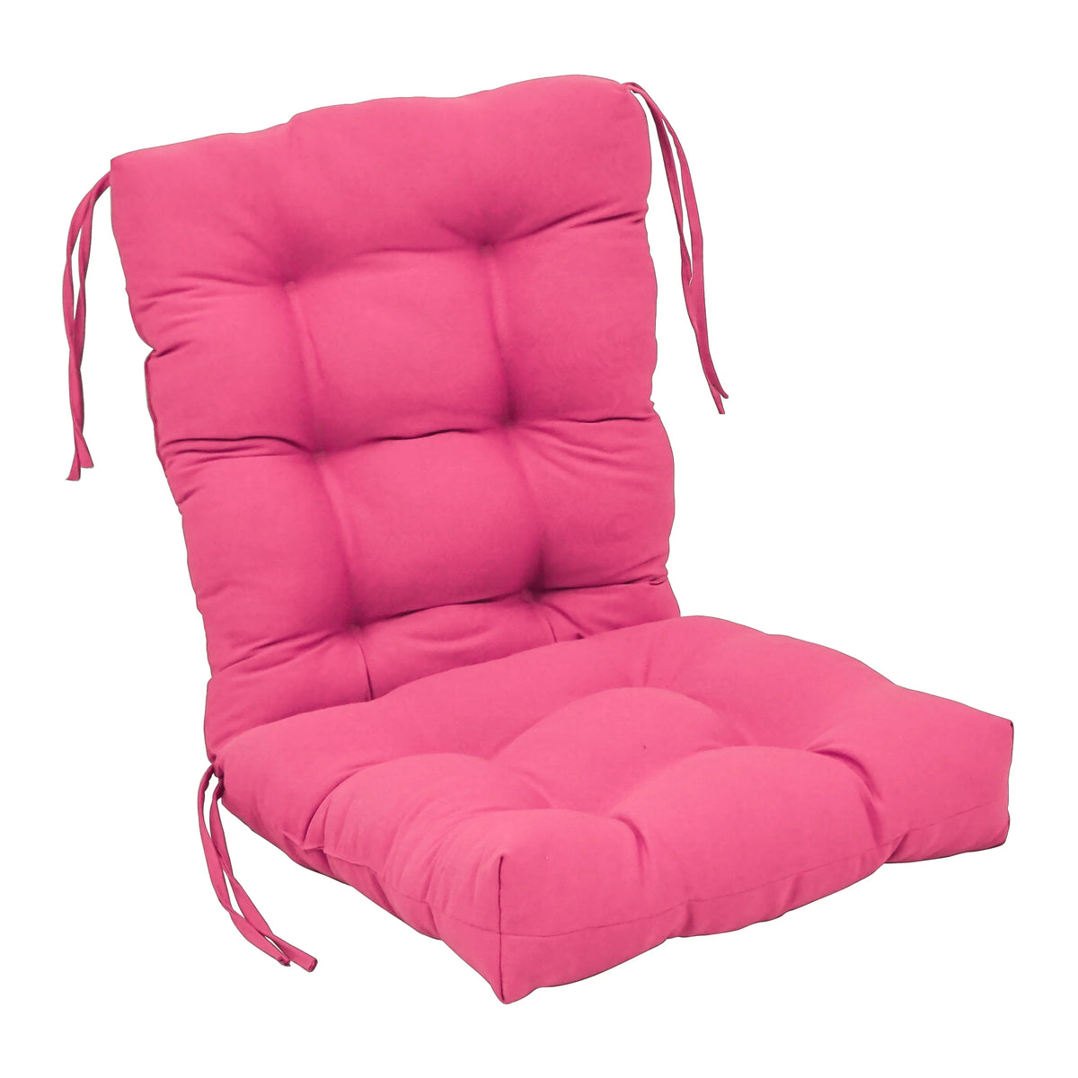 18-inch by 38-inch Solid Twill Tufted Chair Cushion L961