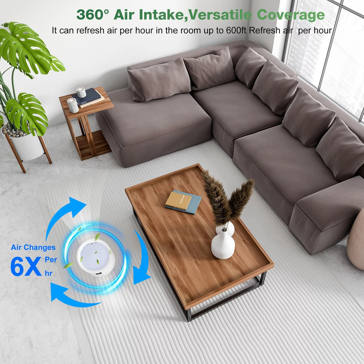 HEPA Air Purifier for Large Room up to 600 Sqft J260508