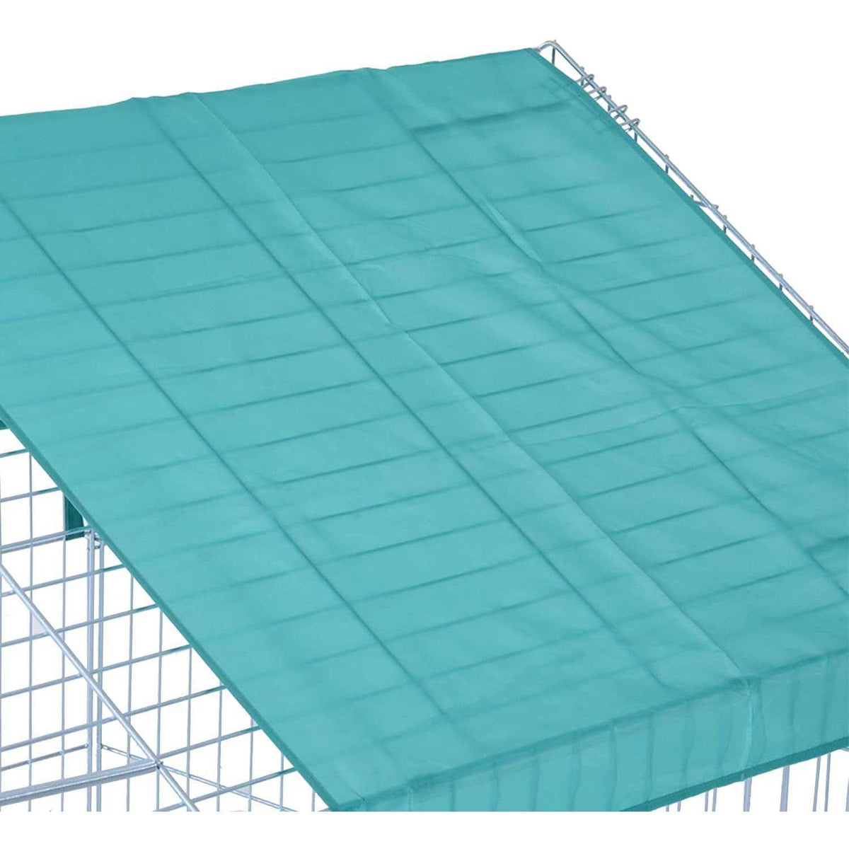 Large Galvanized Steel Outdoor Pet Hutch Enclosure I89928