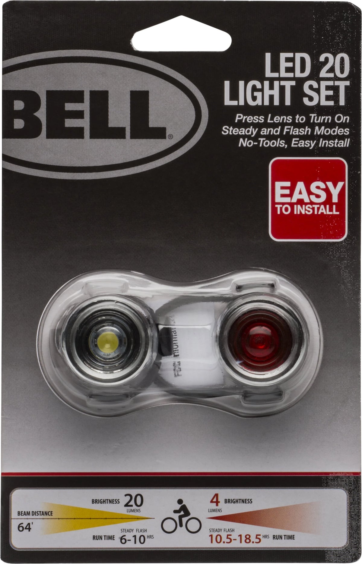 20 Lumen Bicycle Light Set B178287