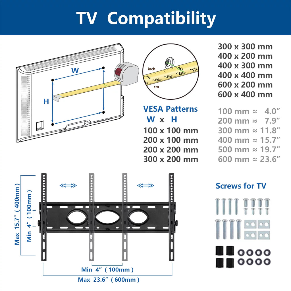 Black Portable Tripod TV Stand up to 75 inch N245