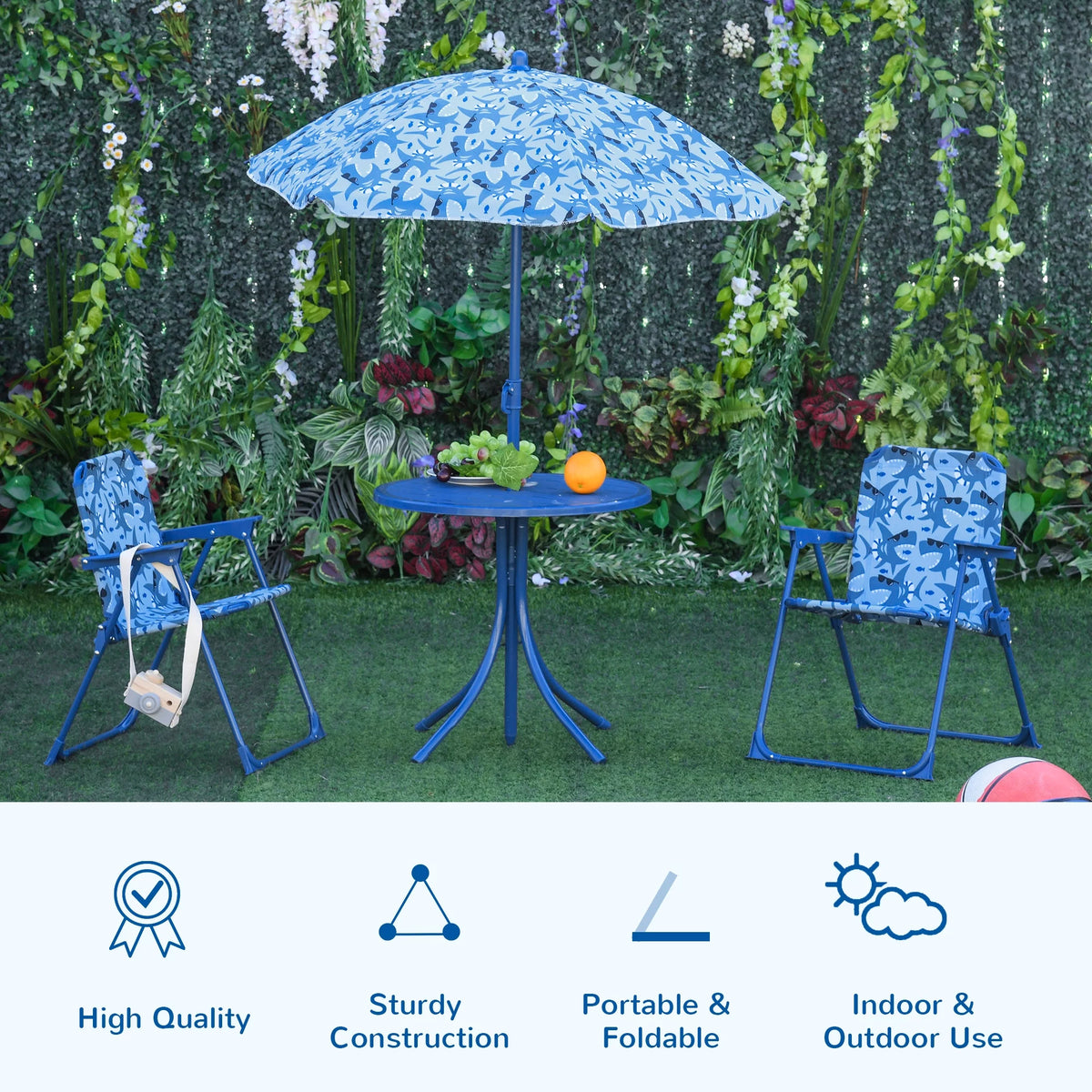 Folding Kids Table and Chair Set L6985