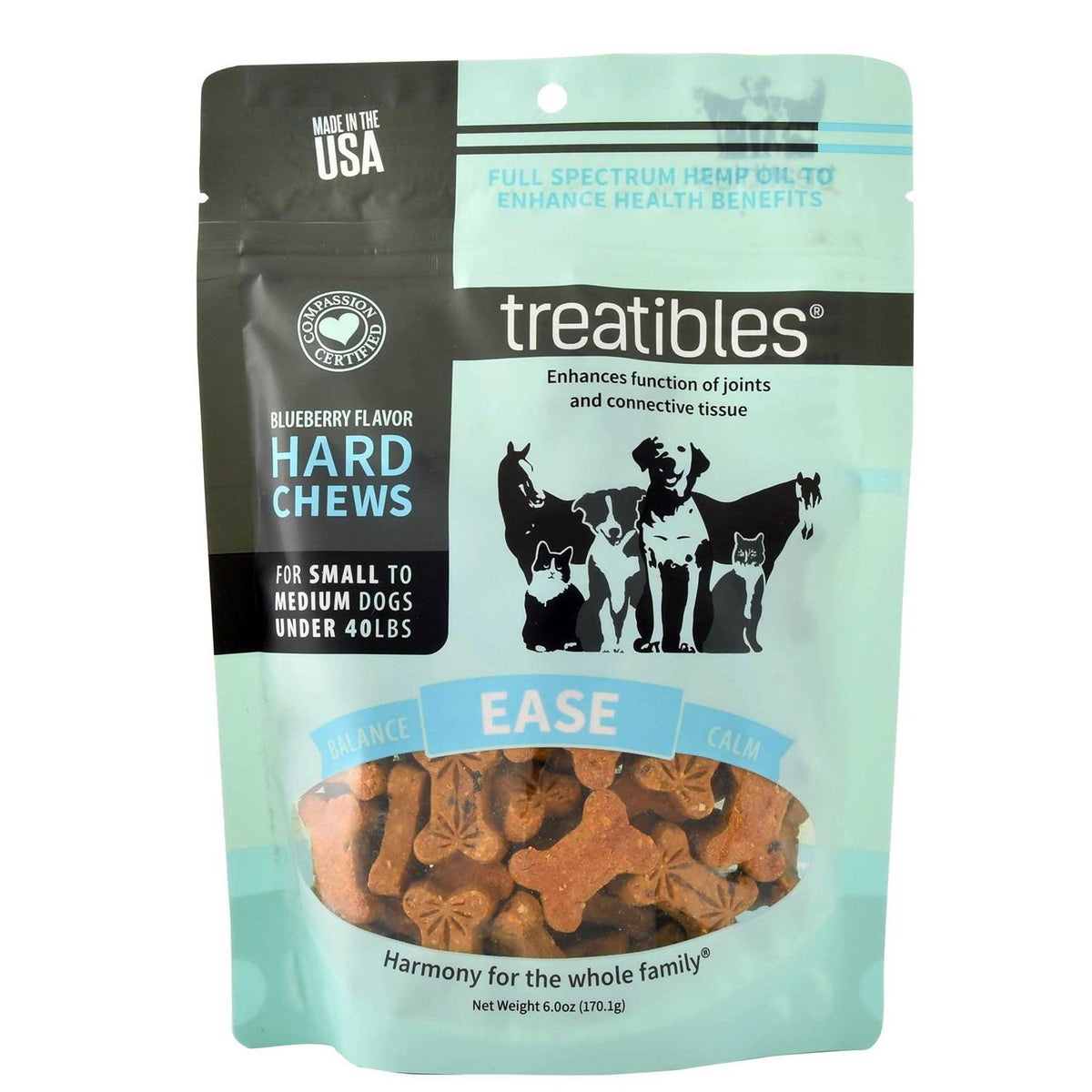 Grain Free Blueberry Chews 1mg Small Z241823