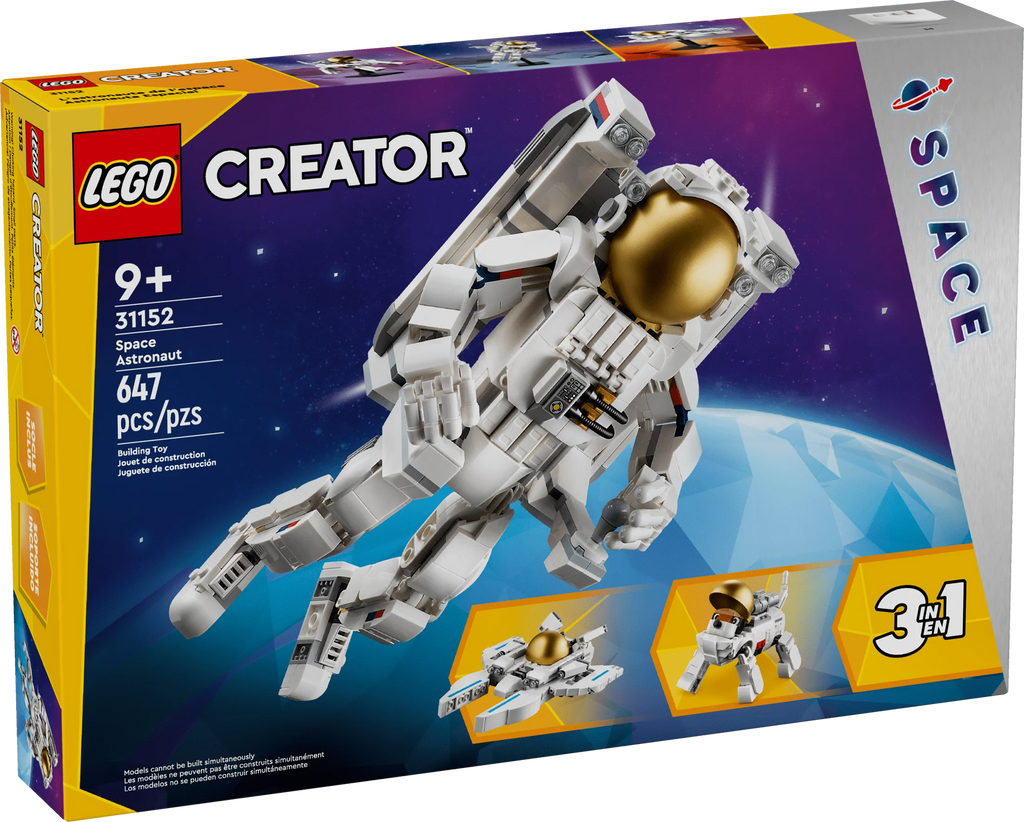 3 in 1 Space Astronaut Building Set B98142