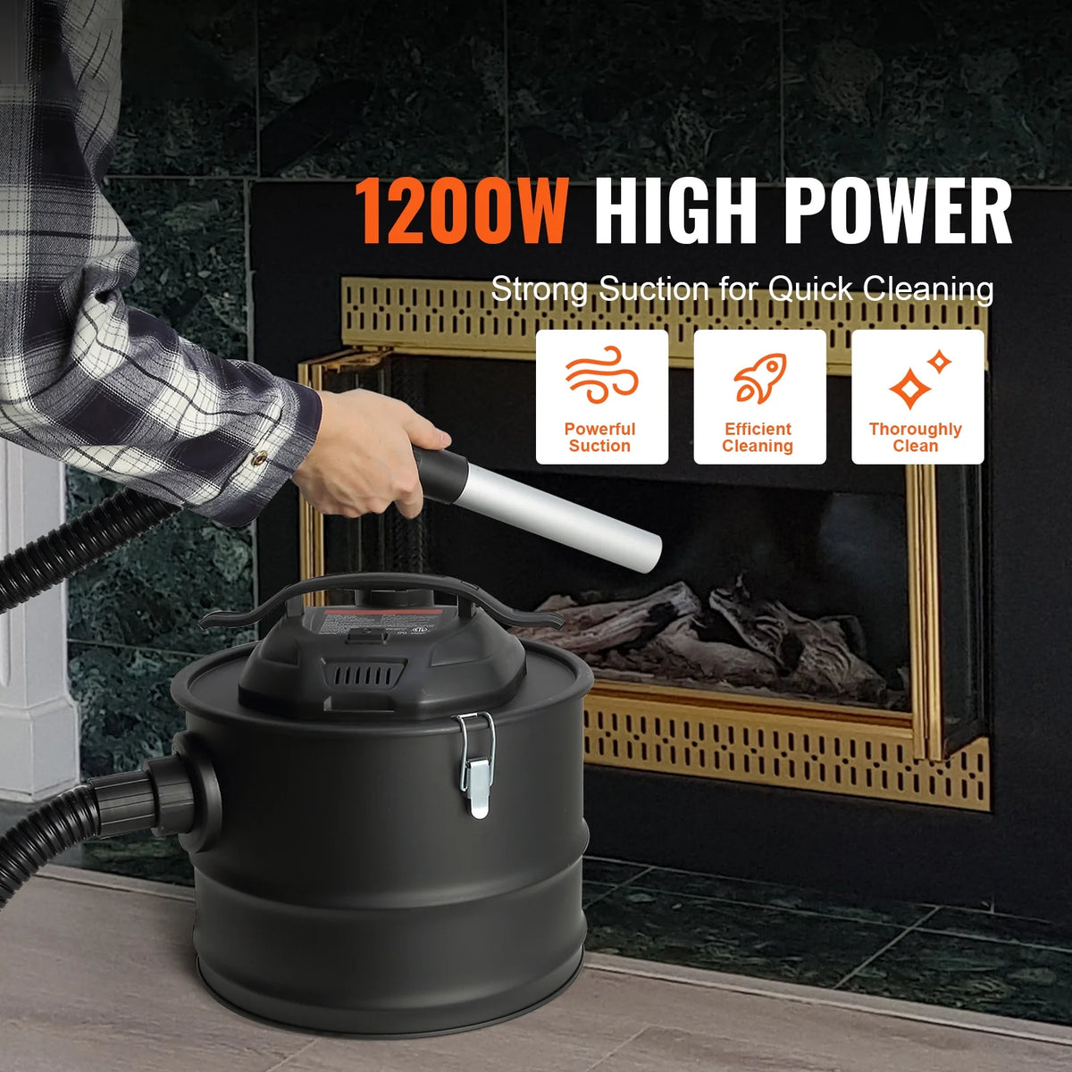Ash Vacuum Cleaner 4 Gallon 1200W X6104