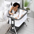Baby Bassinet Bedside Crib with Storage Basket Y3320