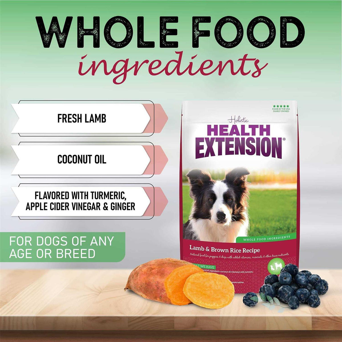 Lamb & Brown Rice Dry Dog Food Y124