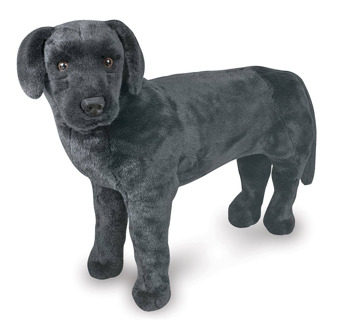 Plush Black Lab O8372