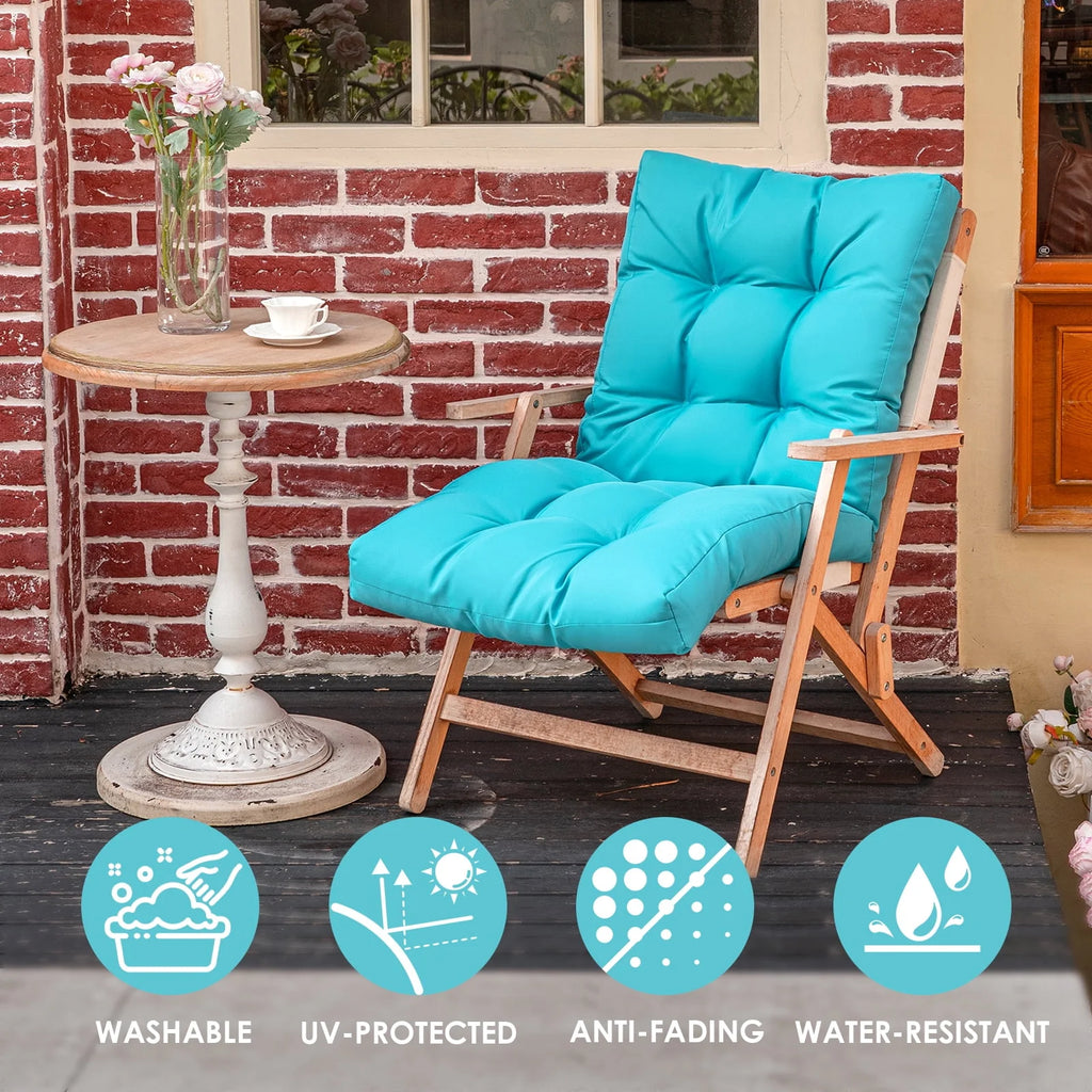 4pcs Non Slip Waterproof Outdoor Chair Cushion O766668